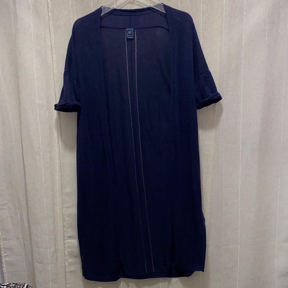 Navy lightweight cardigan from Gap size Large